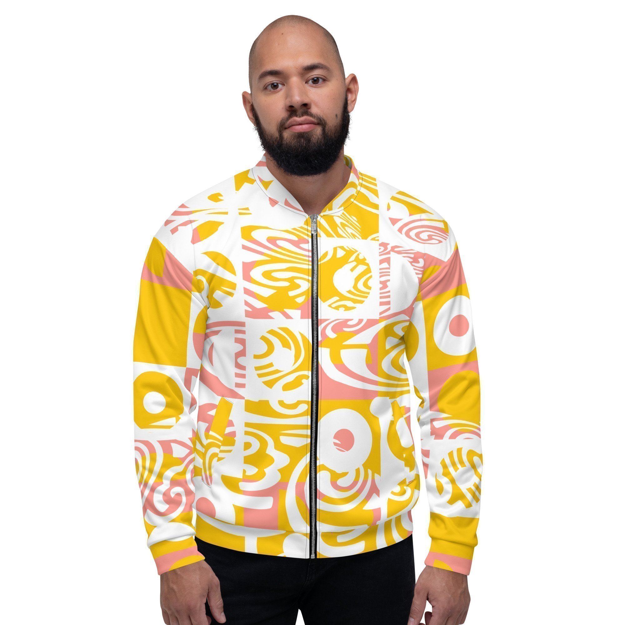 Bomber Jacket - Retro Pink-n-Gold